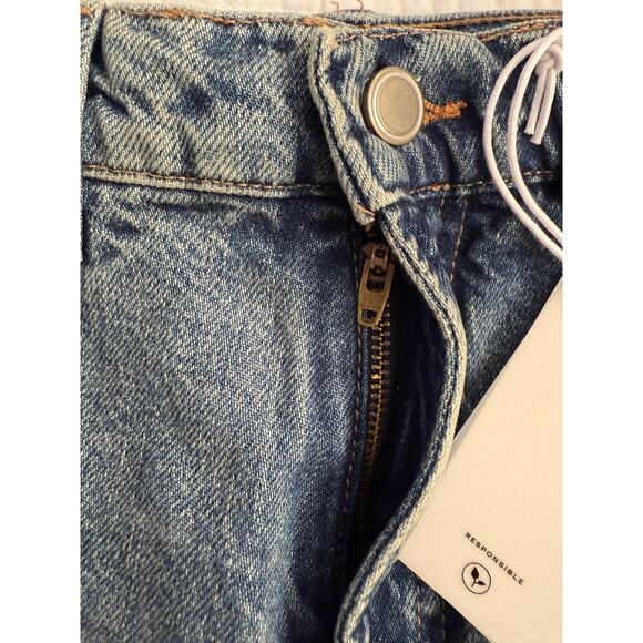 Good American Jeans Women's 10/30 Blue Good Extreme Barrel High Rise NWT - Picture 4 of 12